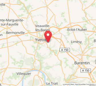 Map of Saint-Clair-sur-les-Monts, Normandy
