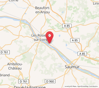 Map of Saint-Clément-des-Levées, Pays de la Loire