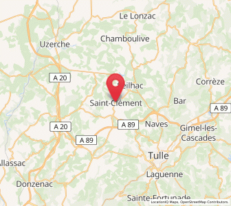 Map of Saint-Clément, Nouvelle-Aquitaine