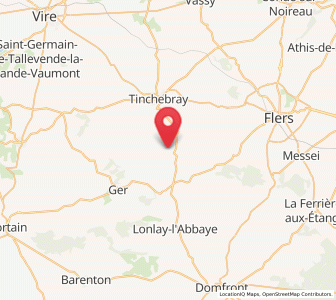 Map of Saint-Cornier-des-Landes, Normandy