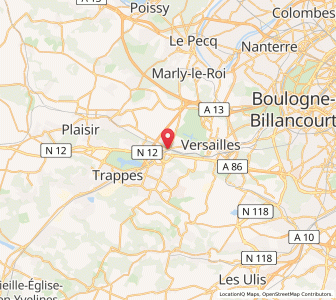 Map of Saint-Cyr-l'École, Île-de-France