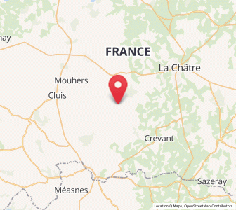Map of Saint-Denis-de-Jouhet, Centre