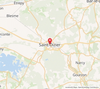 Map of Saint-Dizier, Grand Est