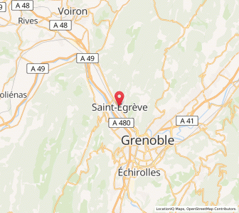 Map of Saint-Égrève, Auvergne-Rhône-Alpes