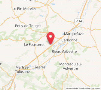Map of Saint-Élix-le-Château, Occitanie