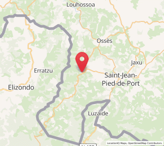 Map of Saint-Etienne-de-Baigorry, Nouvelle-Aquitaine