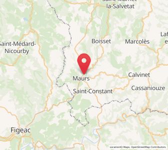 Map of Saint-Étienne-de-Maurs, Auvergne-Rhône-Alpes