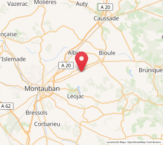 Map of Saint-Étienne-de-Tulmont, Occitanie