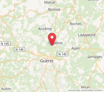 Map of Saint-Fiel, Nouvelle-Aquitaine