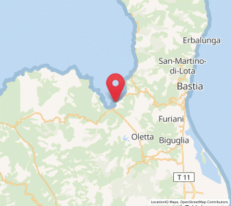 Map of Saint-Florent, Corsica