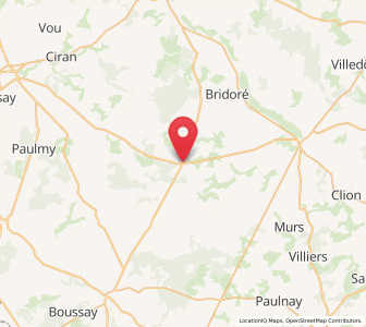 Map of Saint-Flovier, Centre