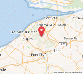 Map of Saint-Gatien-des-Bois, Normandy
