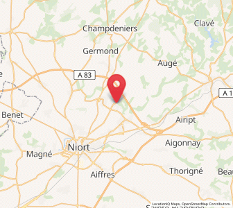 Map of Saint-Gelais, Nouvelle-Aquitaine