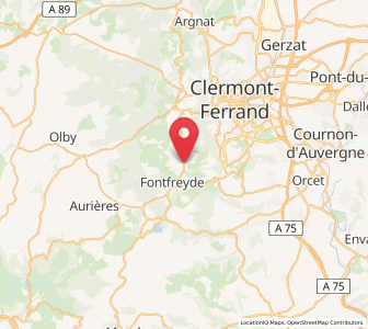 Map of Saint-Genès-Champanelle, Auvergne-Rhône-Alpes