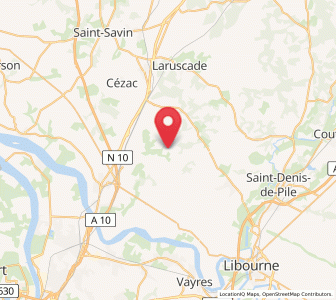 Map of Saint-Genès-de-Fronsac, Nouvelle-Aquitaine