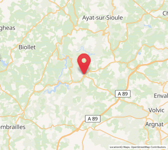 Map of Saint-Georges-de-Mons, Auvergne-Rhône-Alpes