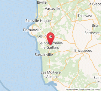 Map of Saint-Germain-le-Gaillard, Normandy