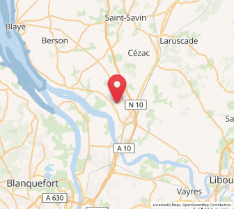 Map of Saint-Gervais, Nouvelle-Aquitaine