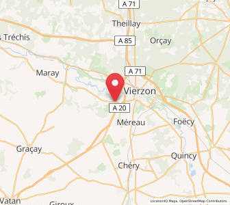 Map of Saint-Hilaire-de-Court, Centre