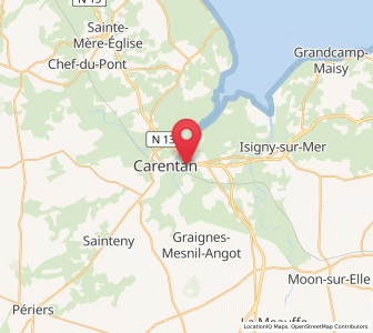 Map of Saint-Hilaire-Petitville, Normandy