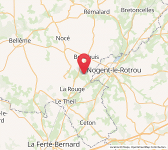 Map of Saint-Hilaire-sur-Erre, Normandy