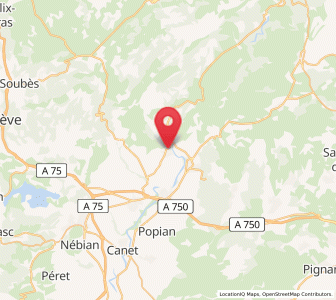 Map of Saint-Jean-de-Fos, Occitanie