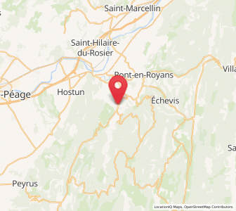 Map of Saint-Jean-en-Royans, Auvergne-Rhône-Alpes