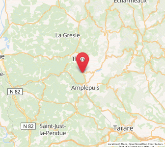 Map of Saint-Jean-la-Bussière, Auvergne-Rhône-Alpes