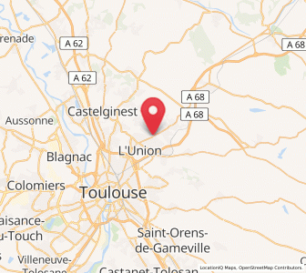 Map of Saint-Jean, Occitanie
