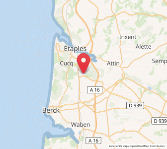 Map of Saint-Josse, Hauts-de-France