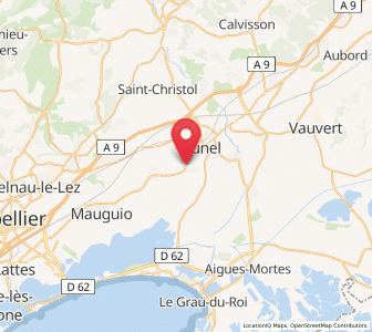 Map of Saint-Just, Occitanie