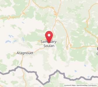 Map of Saint-Lary-Soulan, Occitanie