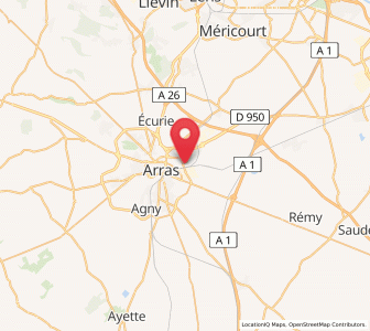 Map of Saint-Laurent-Blangy, Hauts-de-France