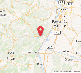 Map of Saint-Laurent-du-Pape, Auvergne-Rhône-Alpes