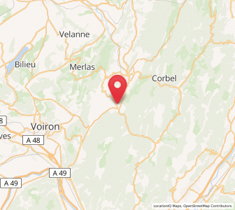 Map of Saint-Laurent-du-Pont, Auvergne-Rhône-Alpes