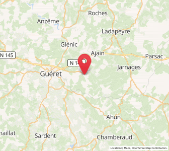 Map of Saint-Laurent, Nouvelle-Aquitaine