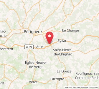 Map of Saint-Laurent-sur-Manoire, Nouvelle-Aquitaine