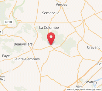 Map of Saint-Léonard-en-Beauce, Centre
