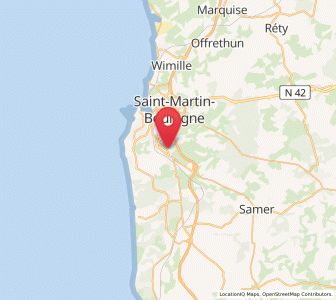 Map of Saint-Léonard, Hauts-de-France