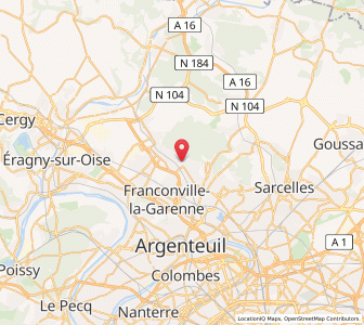 Map of Saint-Leu-la-Forêt, Île-de-France