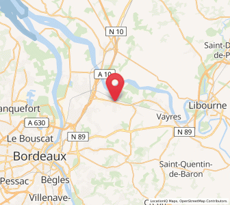 Map of Saint-Loubès, Nouvelle-Aquitaine