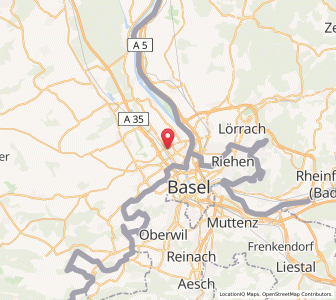 Map of Saint-Louis, Grand Est