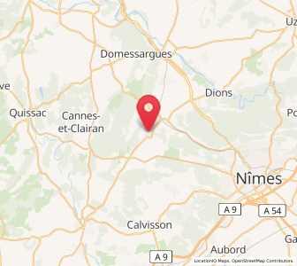 Map of Saint-Mamert-du-Gard, Occitanie