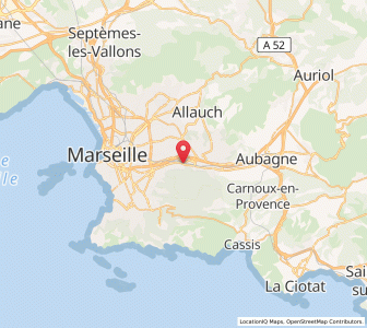 Map of Saint-Marcel, Provence-Alpes-Côte d'Azur