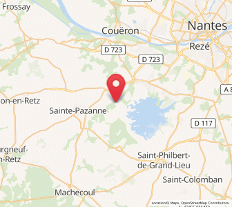 Map of Saint-Mars-de-Coutais, Pays de la Loire