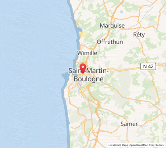 Map of Saint-Martin-Boulogne, Hauts-de-France