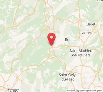 Map of Saint-Martin-de-Londres, Occitanie