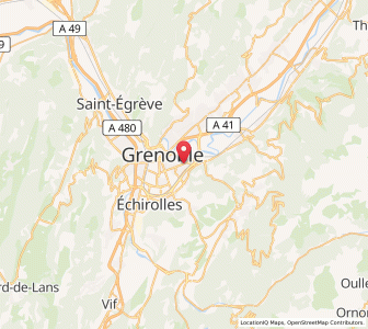 Map of Saint-Martin-d'Hères, Auvergne-Rhône-Alpes