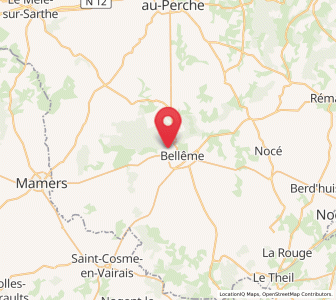 Map of Saint-Martin-du-Vieux-Bellême, Normandy