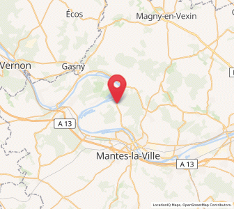 Map of Saint-Martin-la-Garenne, Île-de-France